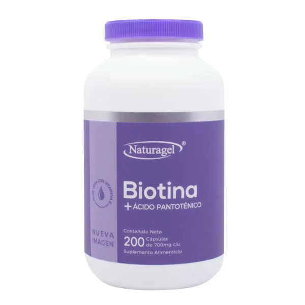 Naturagel Biotina + Ácido Pantoténico (200cap)