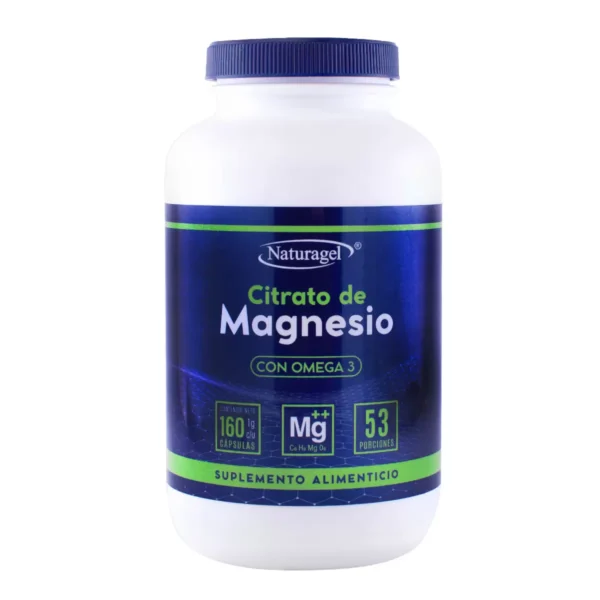 Naturagel Citrato de Magnesio con Omega 3 (160cap)