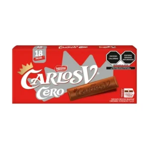 Nestle Carlos V Cero Chocolate sin Azucar (18pzs/17g)