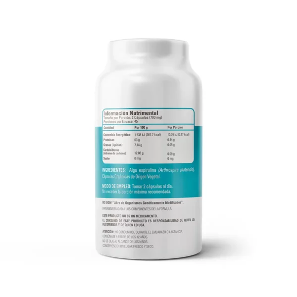 Organic Side Espirulina (90cap)