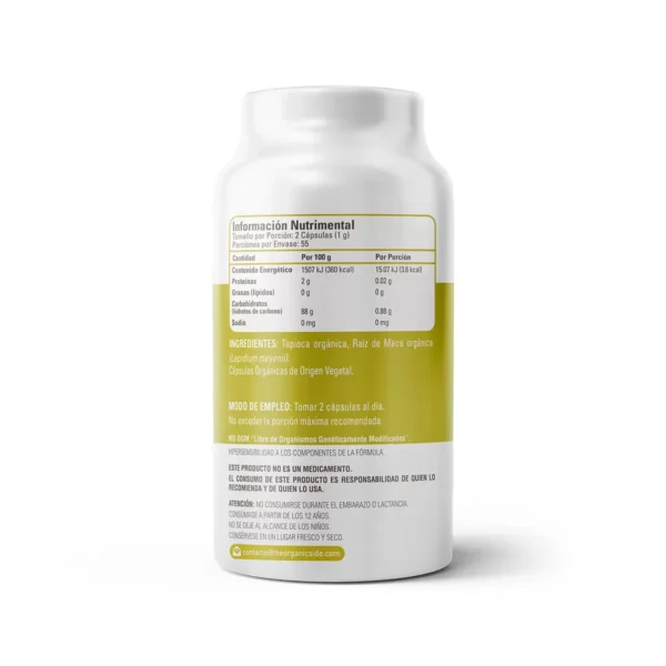 Organic Side Maca (110cap)