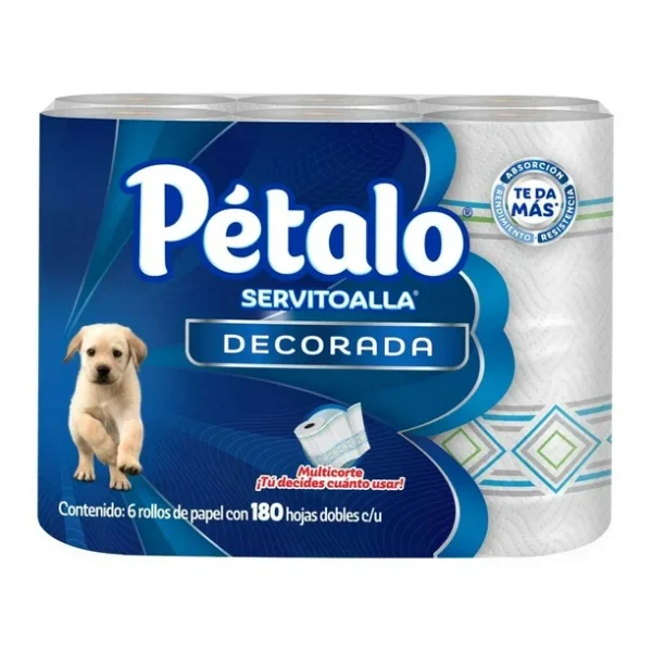 Petalo Servitoalla Multicorte (6rollos/180h)