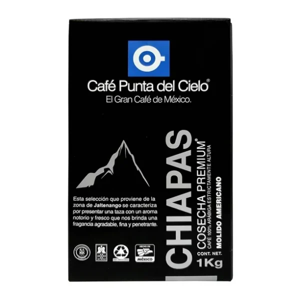 Punta del Cielo Café Molido Americano Cosecha Chiapas (1kg)