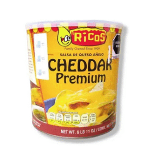 Ricos Salsa de Queso Cheddar (3kg)