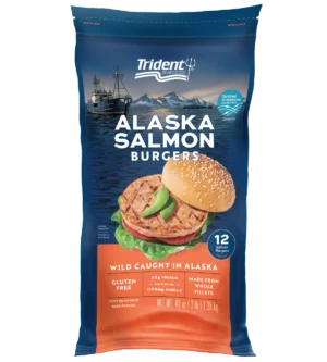 Trident Hamburguesas de Salmon (1.36kg)