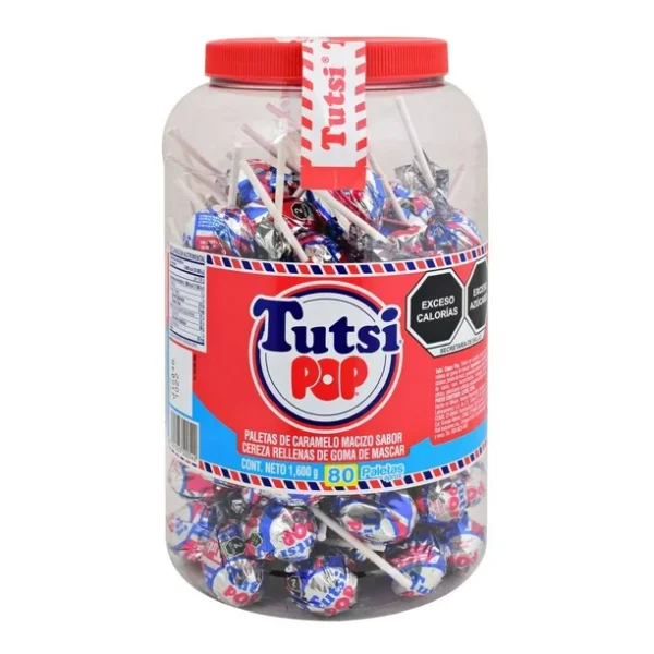 Tutsi Pop Paleta Chupa Pop (80pzs)