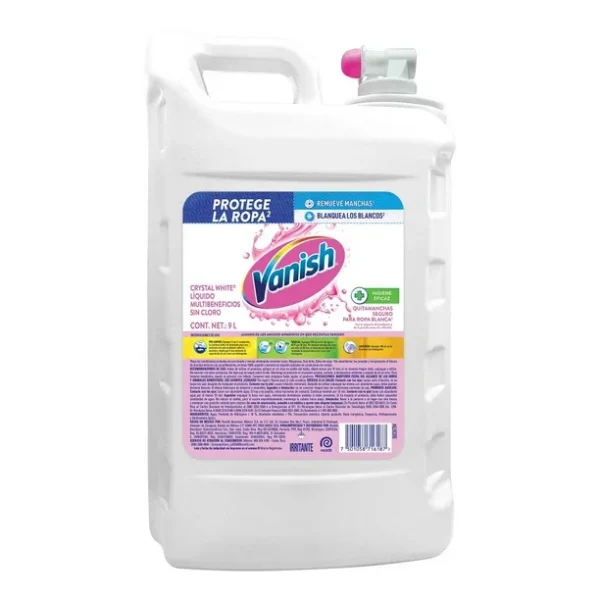 Vanish Crystal White Quitamanchas Líquido (9L)
