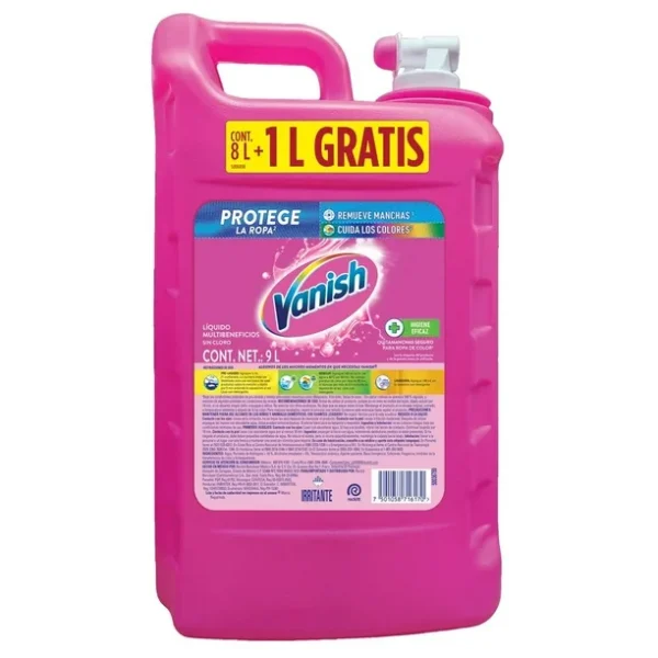 Vanish Rosa Quitamanchas Líquido (9L)