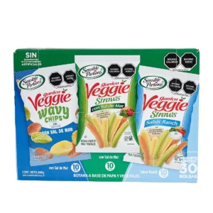 Garden Veggie Straws Papas Surtidas (30pzs/28g)