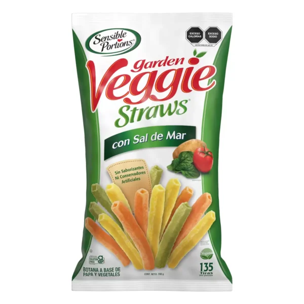 Garden Veggie Straws con Sal de Mar (708g)