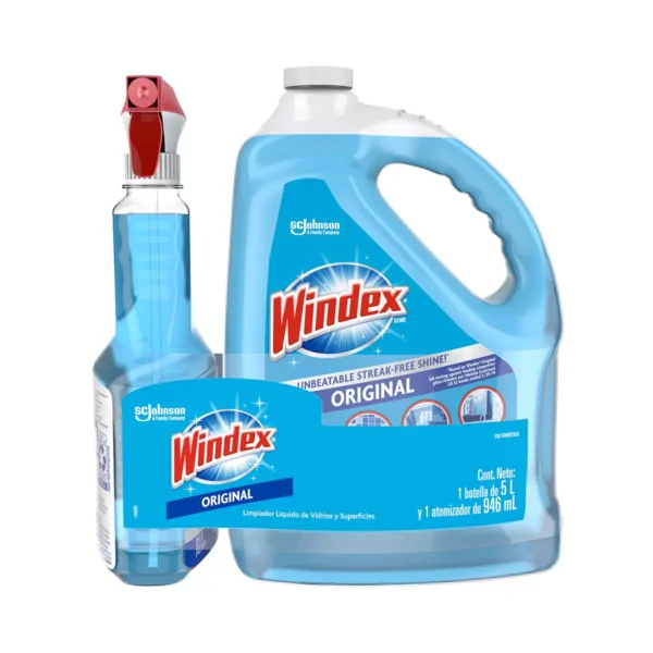 Windex Limpiador de Vidrios (5L trigger 946ml)