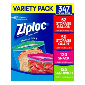 Ziploc Paquete Surtido de Bolsas (347pzs)