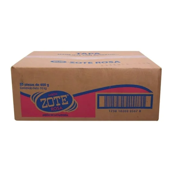 Zote Jabón en Barra Rosa (25pzs/400g)