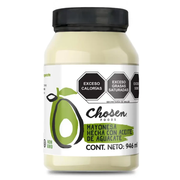 Chosen Foods Mayonesa de Aguacate (946ml)