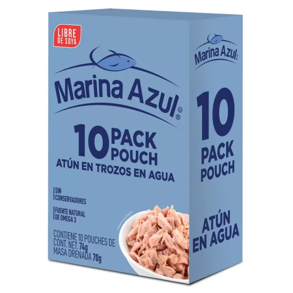 Marina Azul Atún en Agua (10sbs/74g)